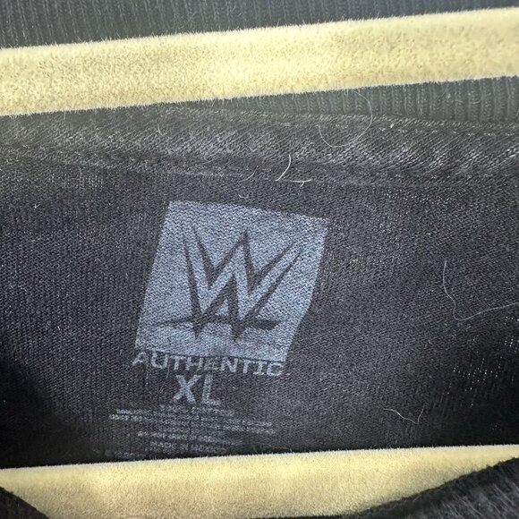 WWE Authentic Wear Seth Rollins Kingslayer T-Shirt XL Black Short Sleeve Cotton - Picture 2 of 6